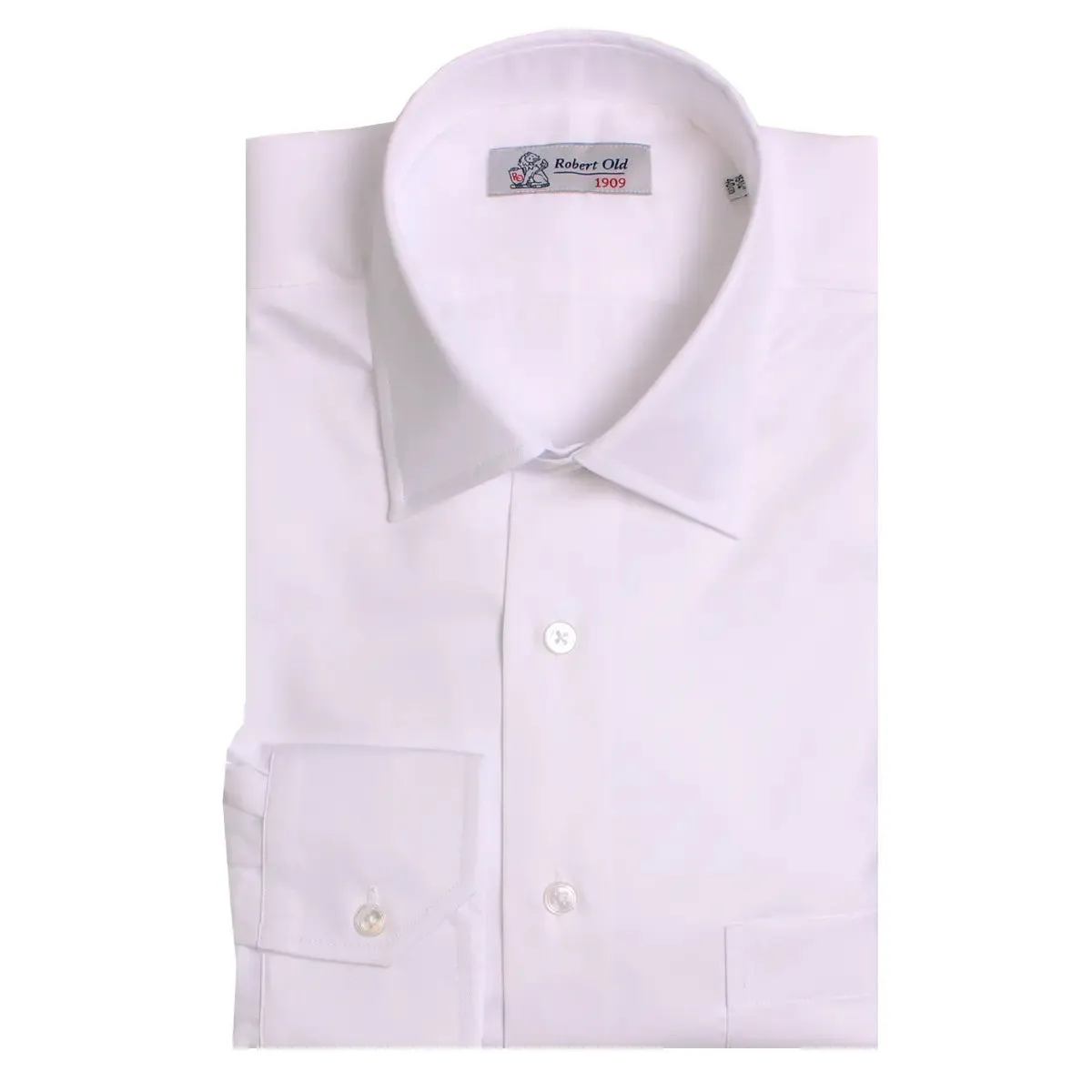 White Twill Swiss Cotton Shirt