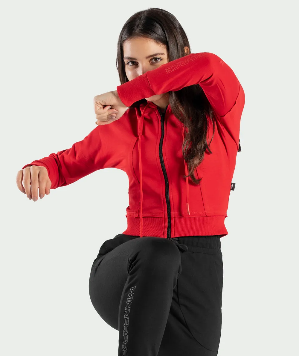 Winnerforce Women Belly Hoodie