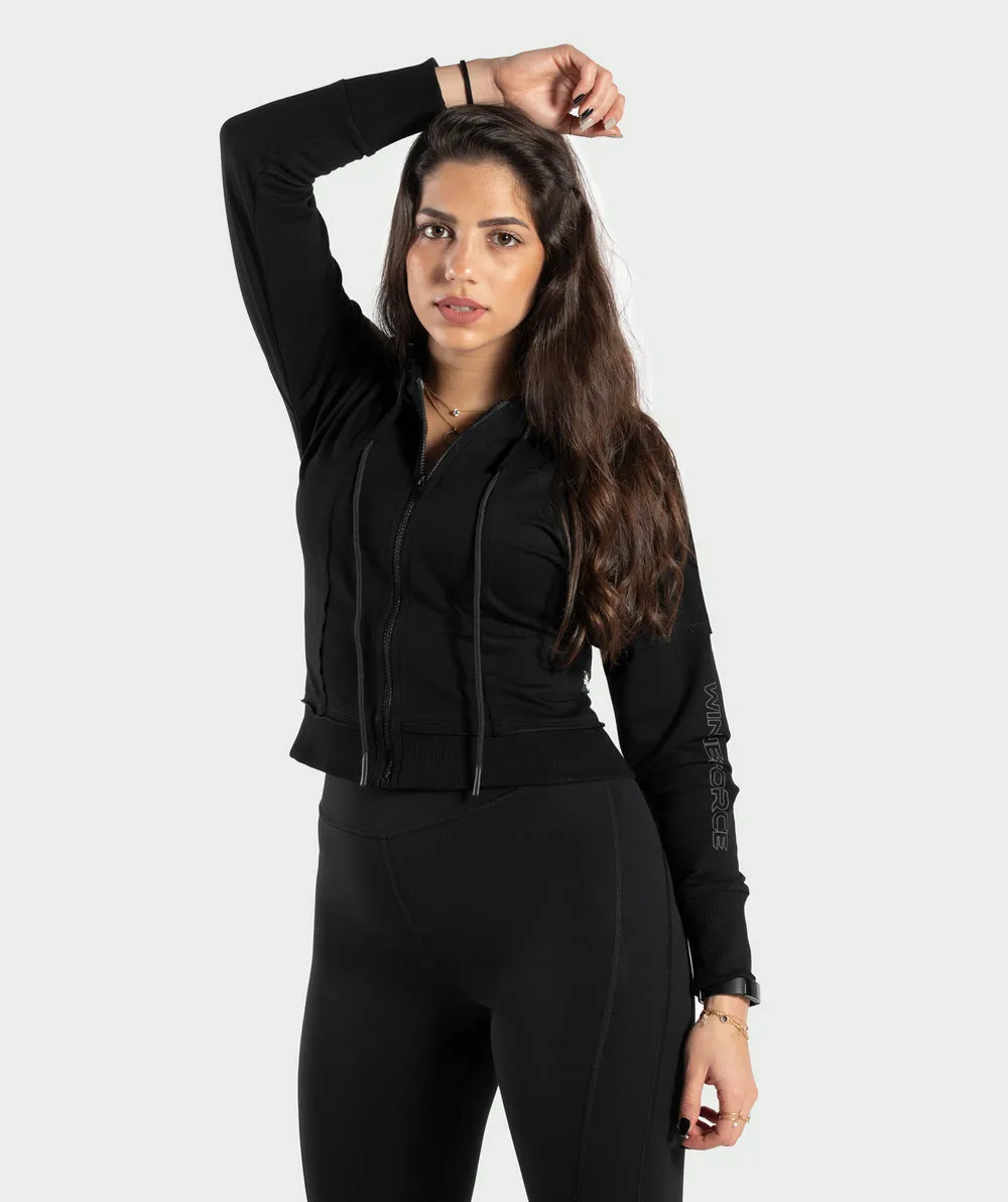 Winnerforce Women Belly Hoodie