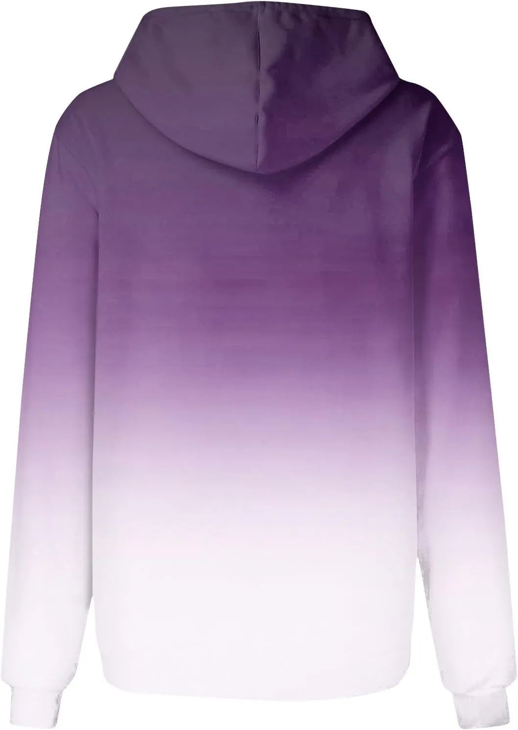Women Casual Autumn Pullover Long Sleeve Plus Size Soft Hoodies Fashion Printed Sweatshirt with Pocket