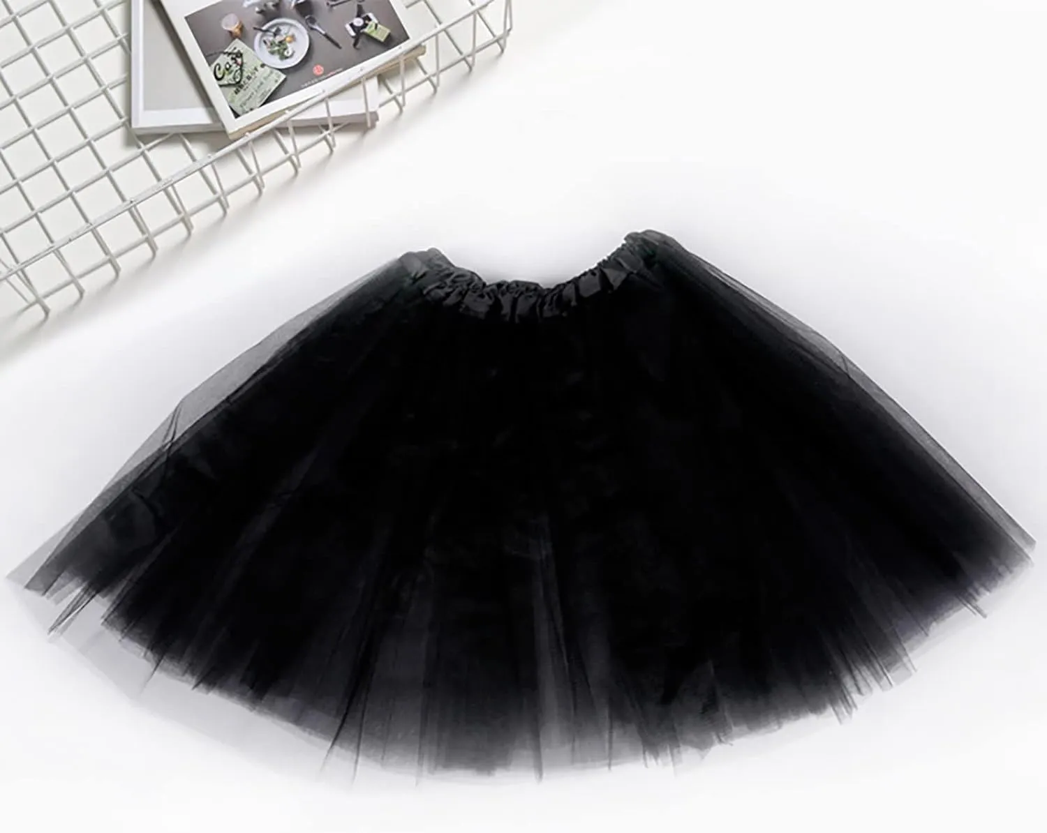 Women's A-Line High Waisted Midi Skirt Womens Candy Color Skirts Chic High Waisted A Line Skirts Layered Embroide