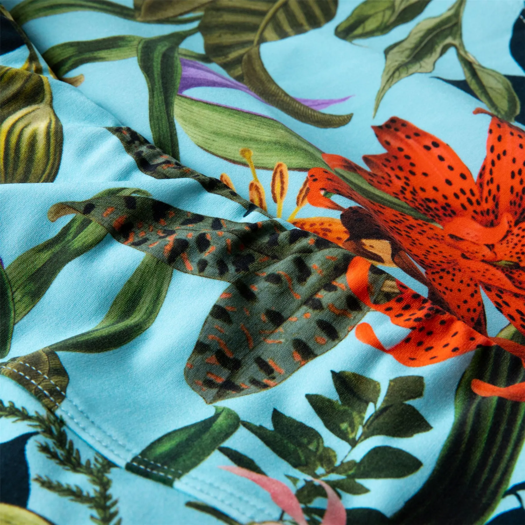 Womens Bonded Patch Pocket Skirt Hot Tropics Floral - SS23