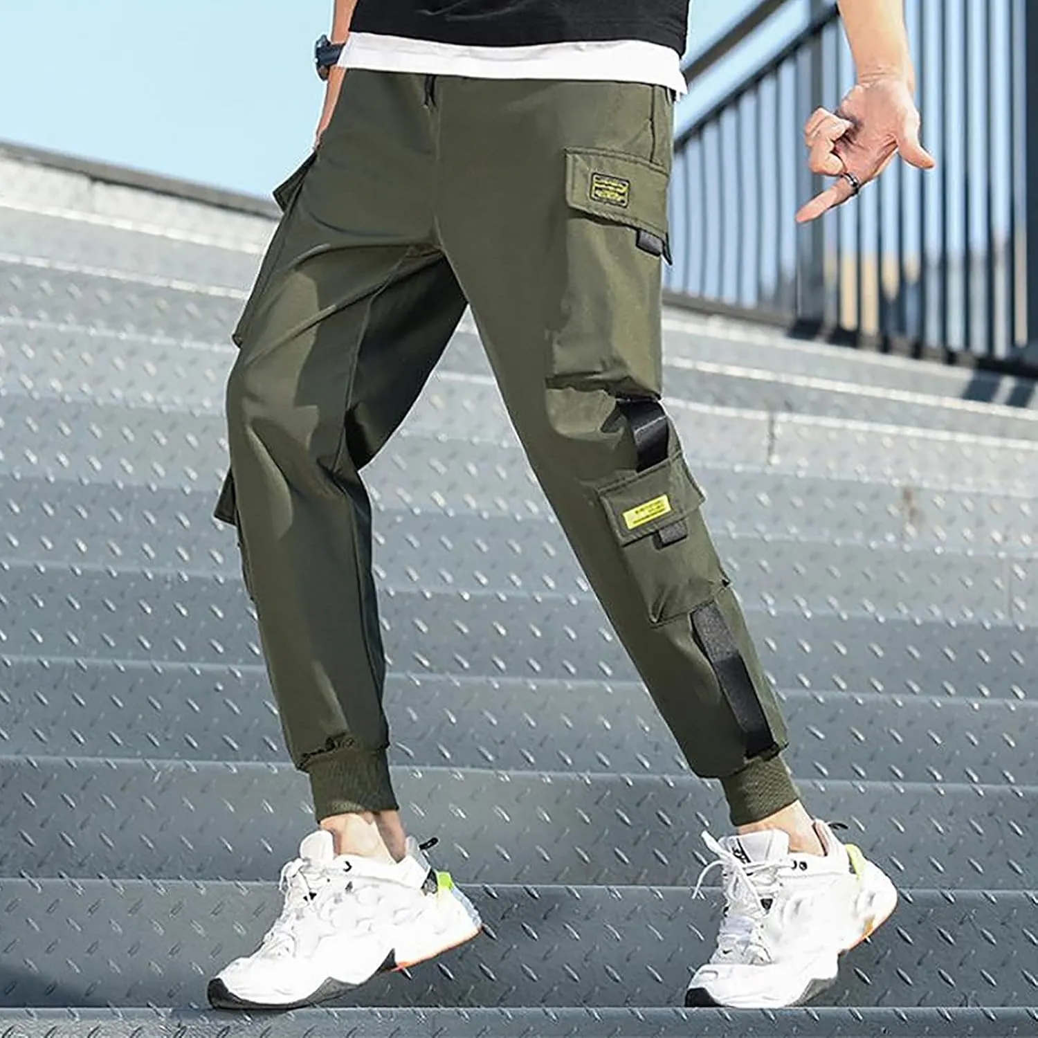 Work Pant for Men Slim Fit Outdoor Hiking Pant Multi Pockets Classic Fit Comfort Utility Cargo Work Pant Regular Fit