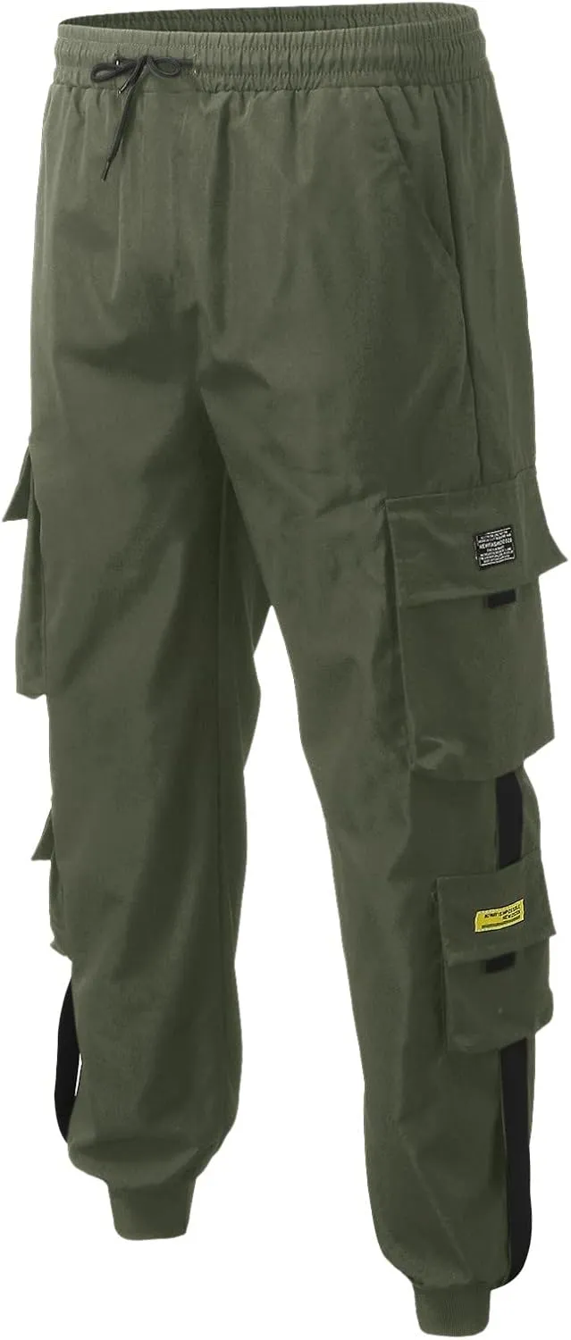 Work Pant for Men Slim Fit Outdoor Hiking Pant Multi Pockets Classic Fit Comfort Utility Cargo Work Pant Regular Fit