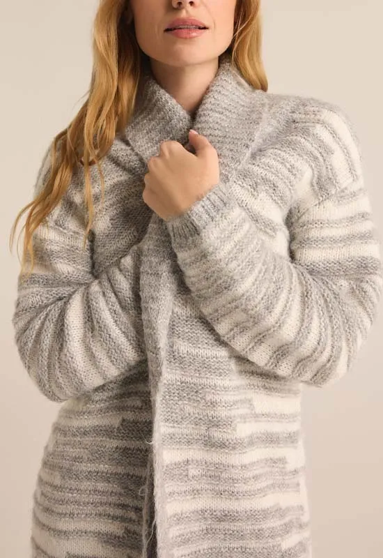 Z Supply - Level Up Cardigen Light Heather